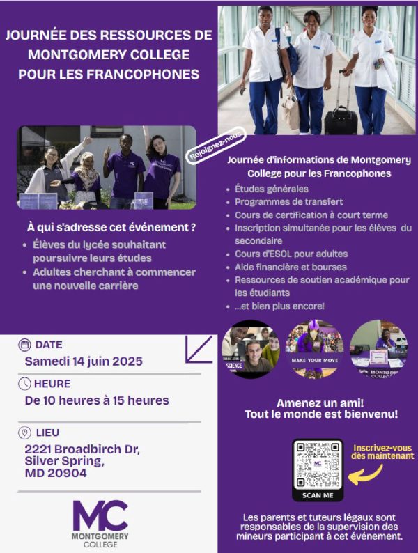 Journée de Ressources de Montgomery College – Français